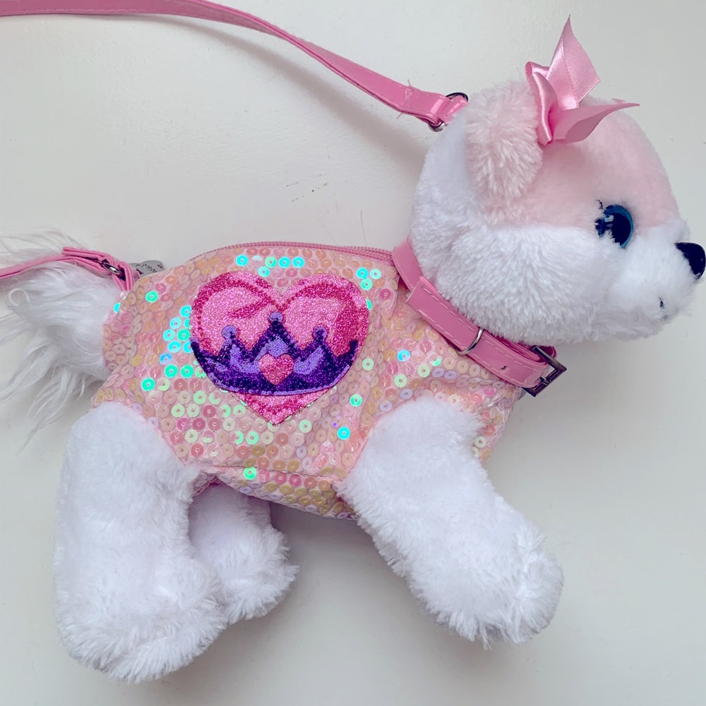 Poodle & Co Cute Kitten Purse for kids- Sequin Kitten bag